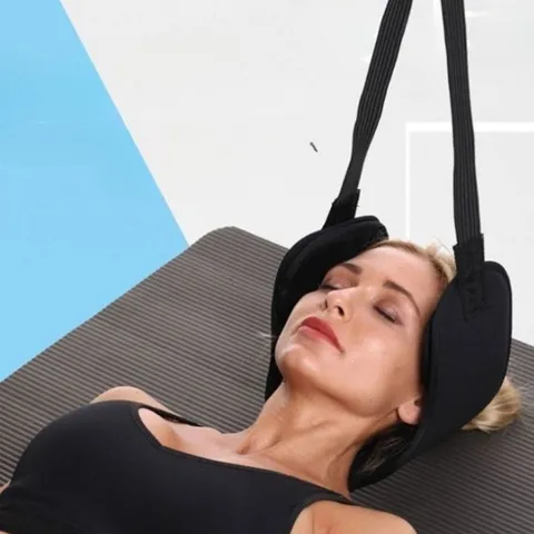 경추 교정용 목 지지대 견인기 목장비 완화 기구 (WFK0GKA)