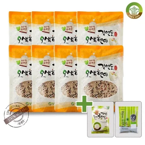 김연도 오색현미 300gx8봉+찹쌀+찰흑미