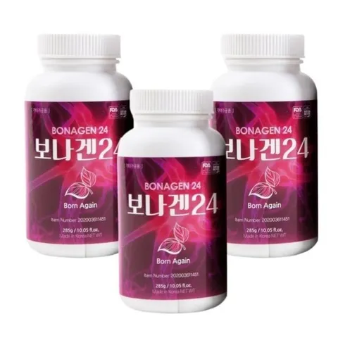 보나겐24 효소식품 천연재료 285g 3개