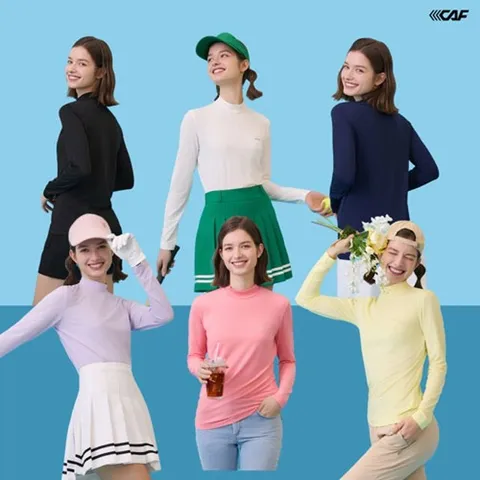 [MD추천] 르까프 25SS 파격초특가! 드라이 에어텐션 티셔츠 6종 세트, 여성