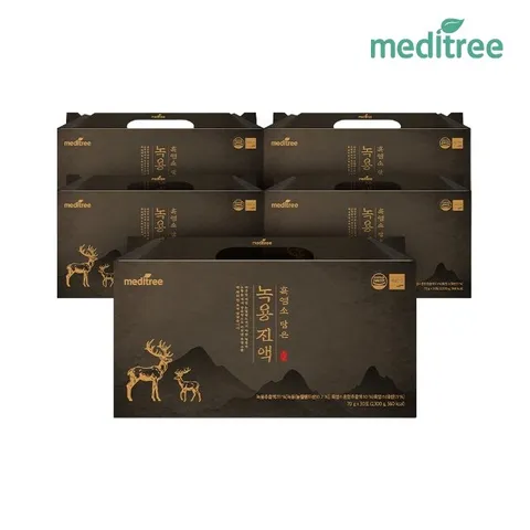메디트리 흑염소 담은 생 녹용진액 5박스(150포)
