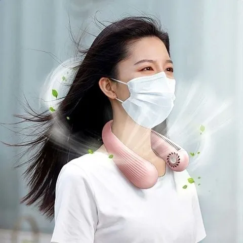 듀얼 넥밴드 파워윈드 팬 아이스 선풍기 쿨러 목선풍 (WFH04X8)