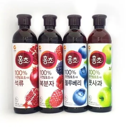 청정원 자연발효 홍초 900ml (블루베리)