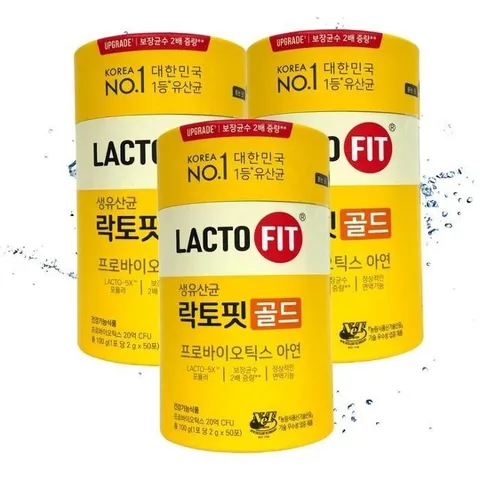 [종근당] 락토핏 골드 2g x 50포 X 3  TB
