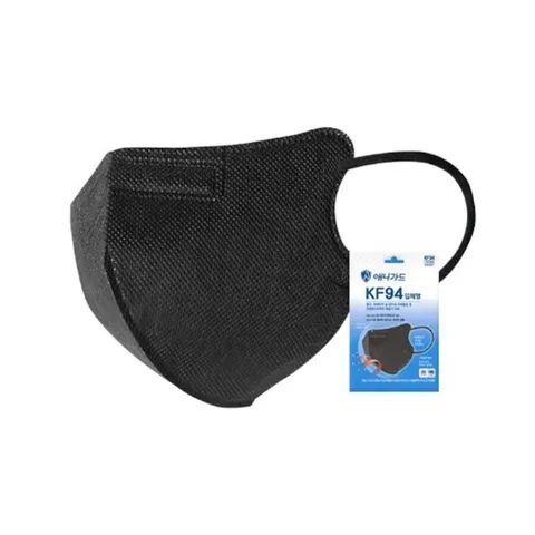 애니가드 KF94 새부리 입체형 마스크 블랙 대형 1매 (WFIHAOA)