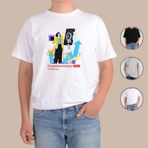 애쉬오트밀 반팔티 가상화폐 비트코인 비즈니스 (WFG2QQ5)