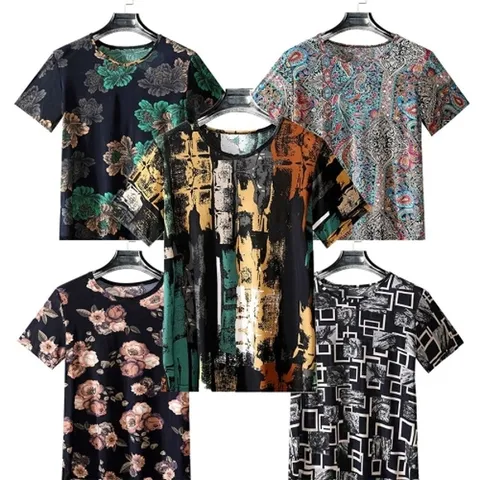 [W shopping] 냉장고 티셔츠 반팔티 여성 냉감 여름 여자미시 엄마