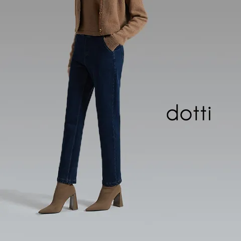 [W shopping] [도티] 쫀쫀 니팅 기모 데님팬츠 2종 여성