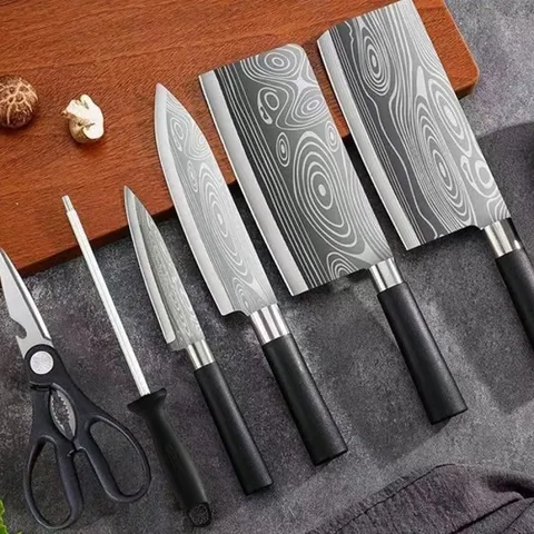[W shopping] 스테인리스 다마스커스 주방칼 6종세트