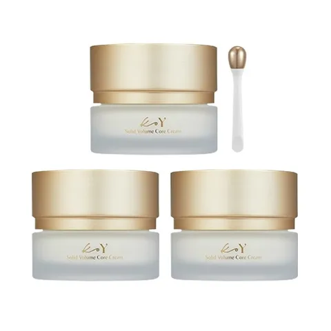 [W shopping] KoY 코이 뷰티 고현정 고밀도 단백질 크림 솔리드 볼륨 코어크림 50ml 3개 + 마사지볼