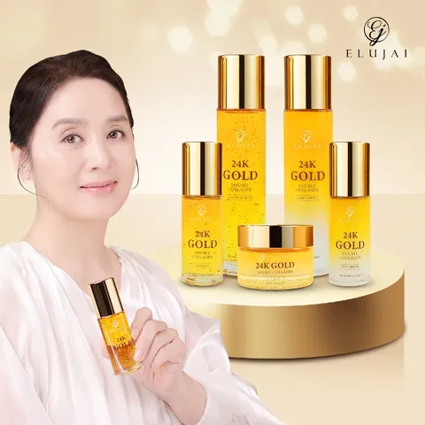 [W shopping] ★시즌2★ 엘루자이 24K골드 더블 콜라겐 풀기초 완벽3세트 (본품 15종)