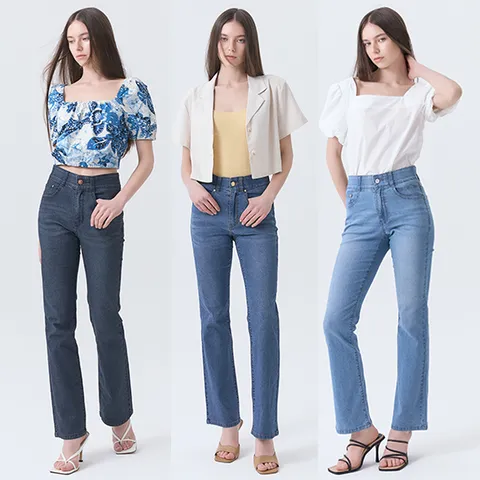 썸머 뱅뱅 여성 라이크라 데님 3종 