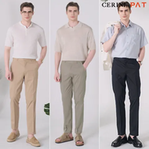 [CERINI BY PAT] 남성 냉감 워셔블 면스판 팬츠3종