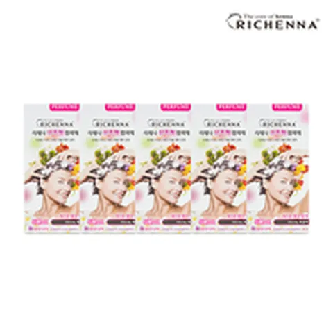 리체나 샴푸형 퍼퓸 염색제 5박스