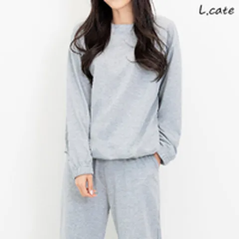 엘케이트 여성 맨투맨 LDZ854 여자 무지 데일리 긴팔티