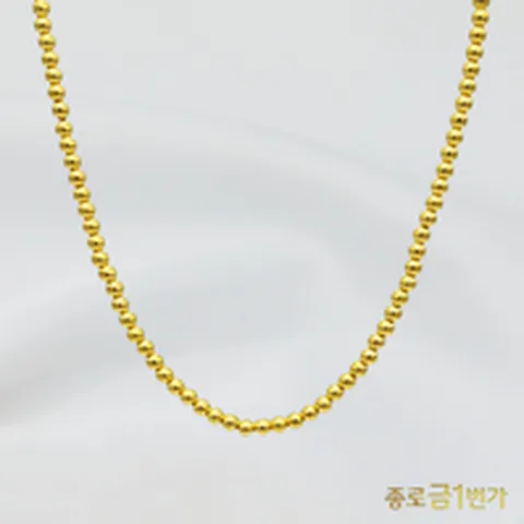 여자 순금 목걸이 볼  37.5g