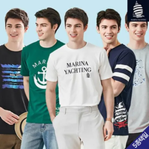 [마리나요팅] 남성 에센셜 아트웍 썸머티셔츠