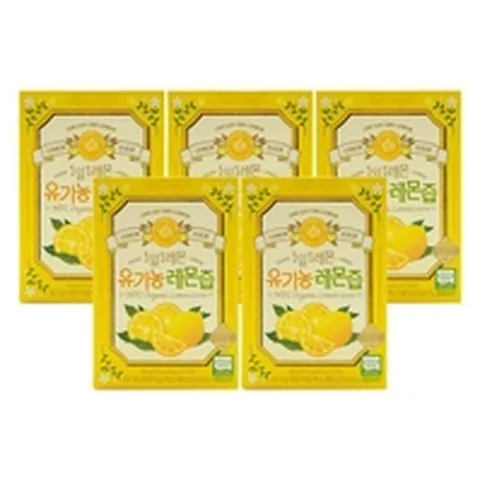 홀베리 1일1레몬 유기농 레몬즙 20g x 14포 x 5박스