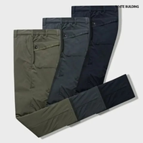 겨울 남성 패딩바지 방한 솜바지 기모 빅사이즈바지