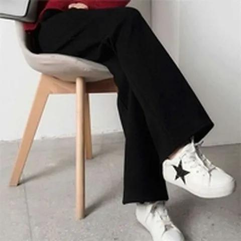 [오노마] ONM 여자 밴딩 팬츠 기모 바지 데일리 회사원 캐주얼 코디