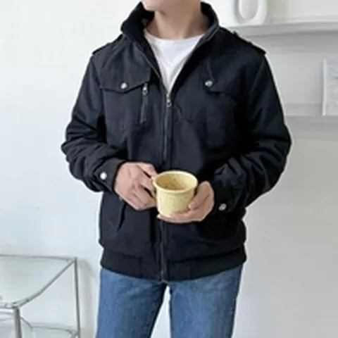 자켓 블루종 남성점퍼 남성 오버핏 남자 항공 봄 (HJJ-WF1AF16)