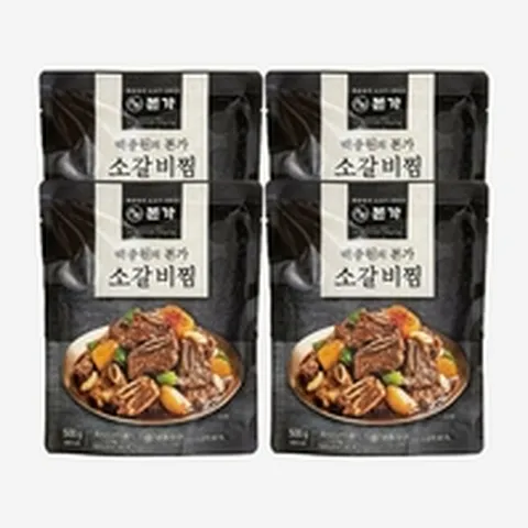 [엘루맘] 백종원의 본가 소갈비찜 500g 4개