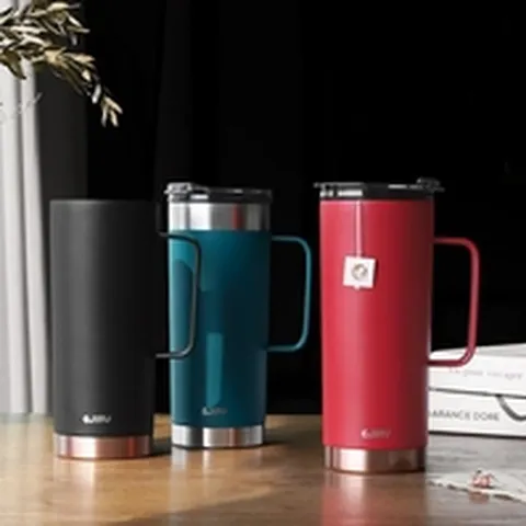 600ml 대용량 보온보냉 손잡이텀블러