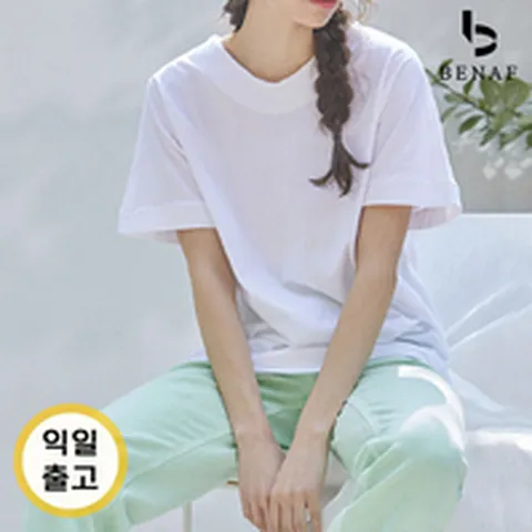 (베나프) 수피마 코튼 베이직티셔츠 5종_FE2ST006
