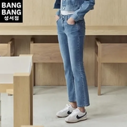 뱅뱅 HC04 봄여성 쿨인밴드부츠컷스판얇은청바지 여름 쿨맥스 편하고 예쁜 데님 팬츠 NQL153