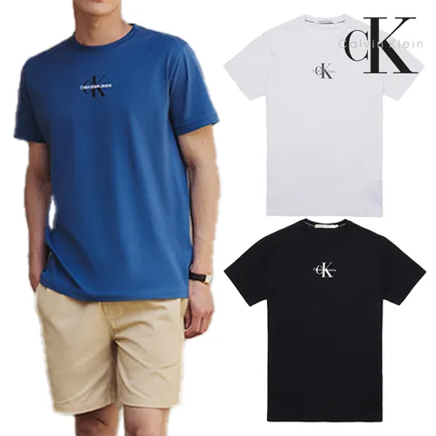 [캘빈클라인] 모노그램 코튼 반팔티