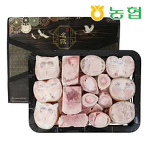 [청송영양축산농협] 한우 사골+우족 선물세트 4kg
