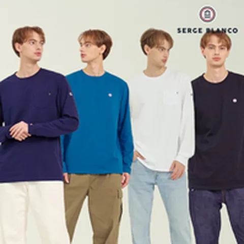 세르즈블랑코 남성 긴팔티셔츠 4종