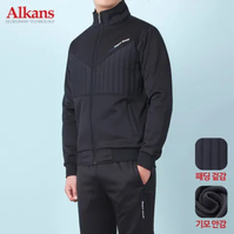 (알칸스) 알칸스 겨울 남성 트레이닝세트 기모 츄리닝복 MC39MB