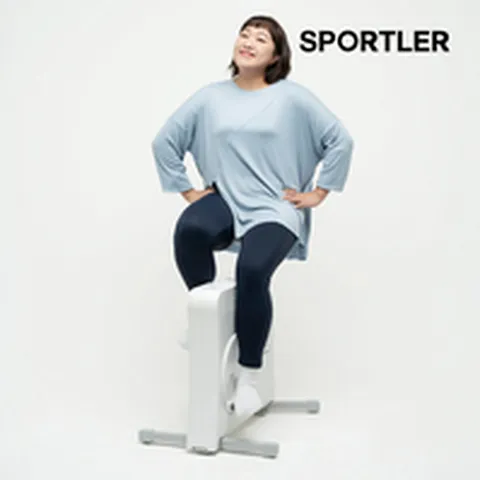 [리퍼]스포틀러 원더바이크 이수지 접이식 실내자전거 사이클 미니 바이크 