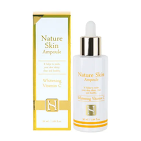푸드어홀릭 네이처 스킨 앰플 50ml 화이트닝 비타민C /미백기능성 생기세럼 비타민에센스