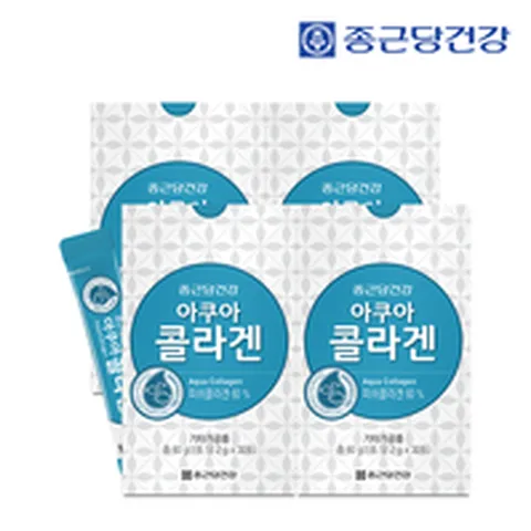 종근당건강 아쿠아 콜라겐 (2gX30포) 4박스(4개월분)