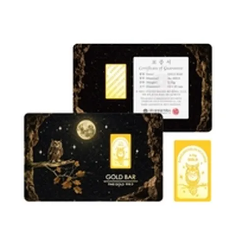 [삼성금거래소] 부엉이 골드바 3.75g