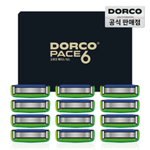 도루코 페이스6 면도날세트 12입