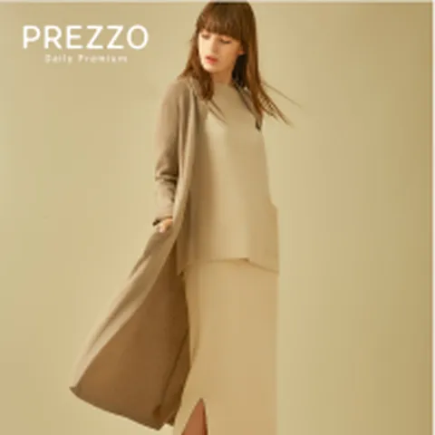 PREZZO 프레조 100% 캐시미어 롱 가디건 NARIS Edition