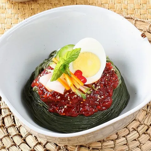 취나물 비빔냉면 10인분(냉면400g*5팩+육수350g*3봉+양념장500g)/태백산채영농조합