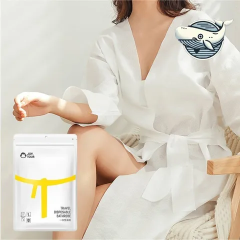 여행용 일회용 가운 화이트 온천 호텔 편안한 일회용샤워가운 샤워가운 1회용가운 호텔샤워가운