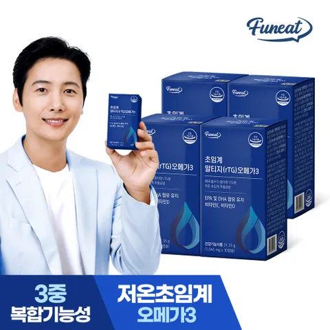 초임계 알티지rTG 오메가3 x4박스 4개월분