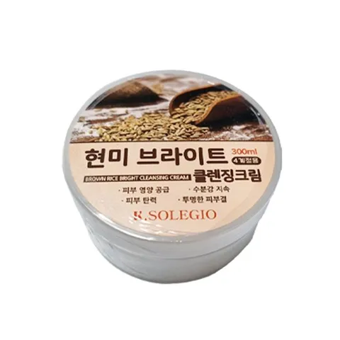 솔레지오 클렌징크림 300ml (현미) 클렌징크림 크렌징크림 크린싱크림 콜드크림 마사지크림
