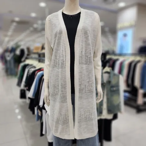 여성 브랜드 25신상 바스코스 롱 니트 여름 가디건JAFU5WSC510_US