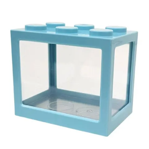 미니어항 6구 블럭 어항 블루컬러 베타어항 새우어항 블럭어항 미니블럭어항 6구블럭어항