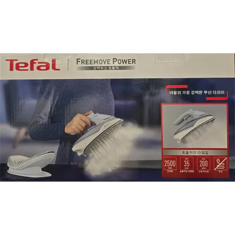 무선 다리미 프리무브 파워 FV6642K0 스팀다리미 연속스팀기능 세라믹열판