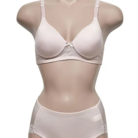 풍기인견 B컵 팬티 브라 데일리 미코디 패션 세트 순면 푸쉬업