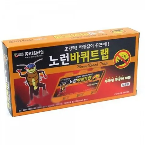 바퀴벌레제거제 바퀴벌레잡이 트랩 5매 바퀴벌레약 바 벌레퇴치 바퀴약 바퀴벌레구제 바퀴벌레약