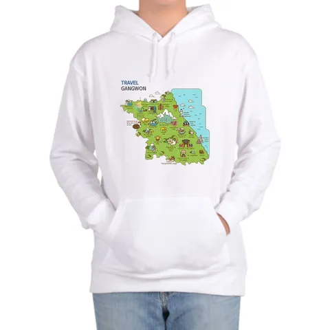 알티피아 후드티 GANGWON TOUR MAP 강원도여행 설악산 남자후드티 디지털프린팅 여자후드티