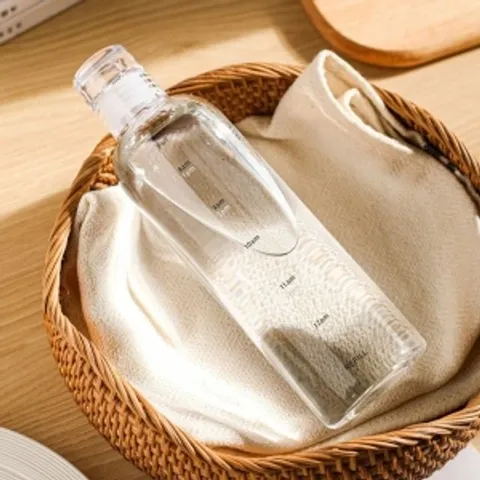하루워터시간물병2p세트눈금휴대용글라스보틀 휴대용물병 휴대용유리물병 눈금물병